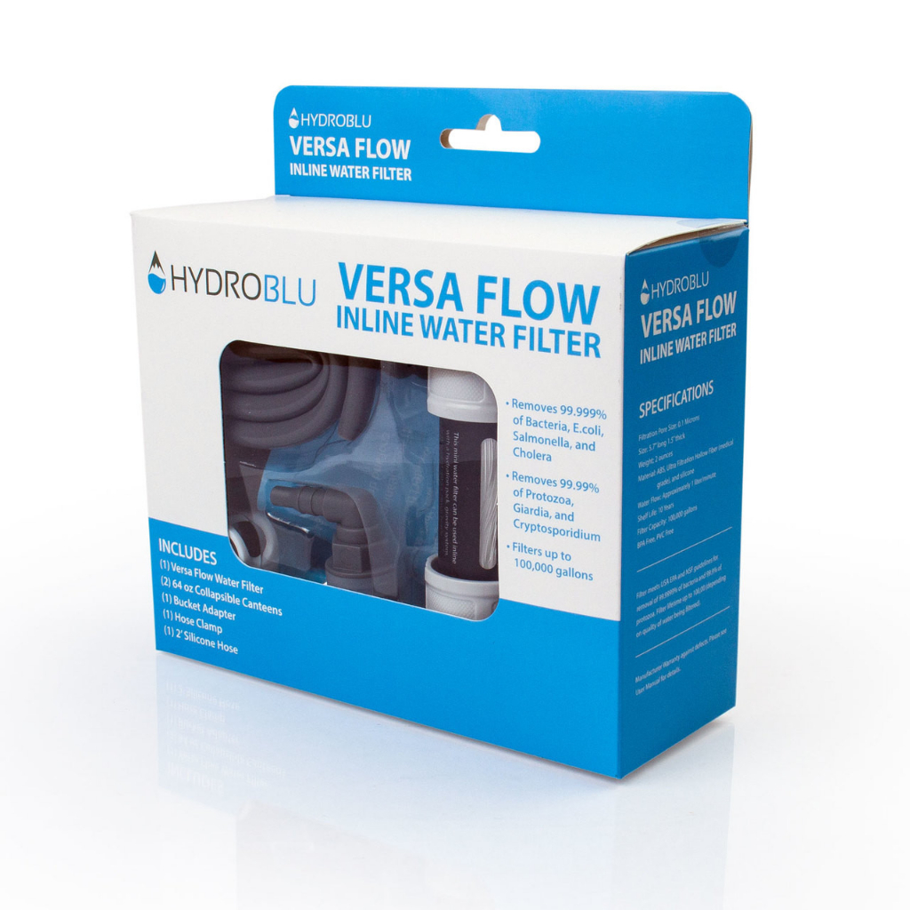 HYDROBLU Versa Flow Light-Weight Water Filter Package