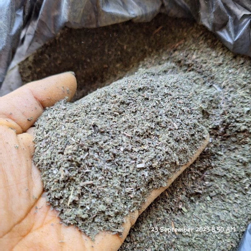 

req order 10kg daun insulin kasar