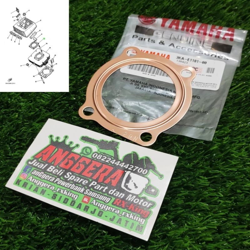Paking Kop RX king Pak Kop RX king Original 100% Yamaha genuine part