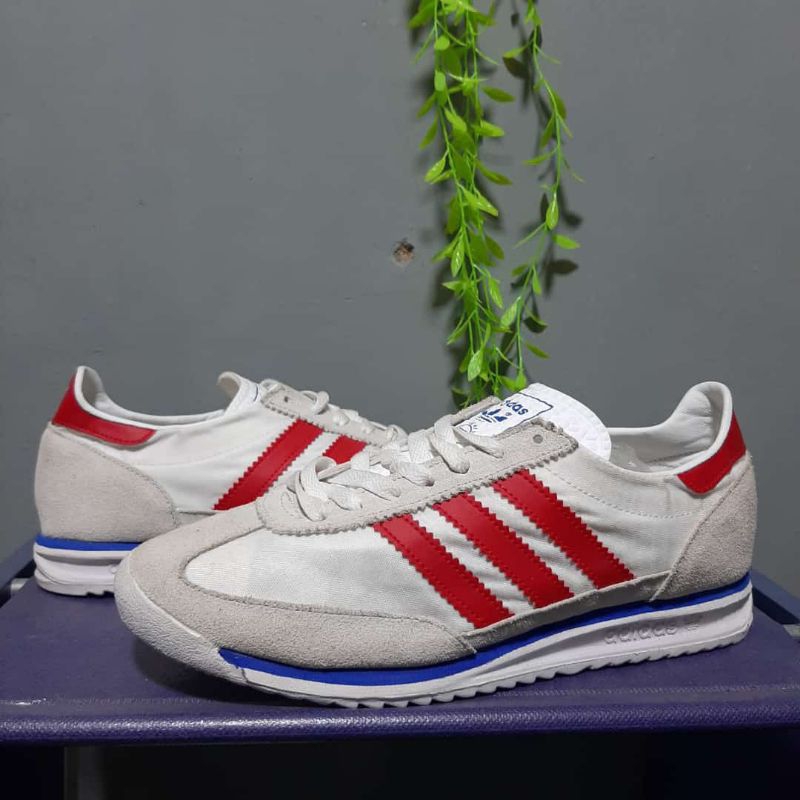 adidas sl72 white red