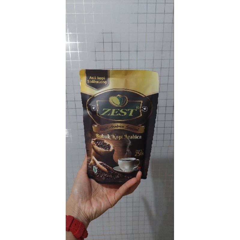 

Kopi Sidikalang Bubuk Halus Arabica Zest Coffee 250 gram