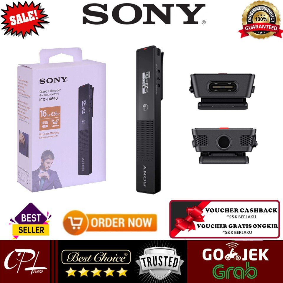 Sony ICD-TX660 Digital Voice Recorder