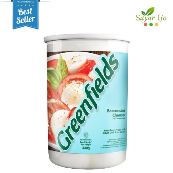 

Greenfields Bocconcini Cheese 330 Gram / Pack Fresh Keju Susu Olahan Premium HALAL