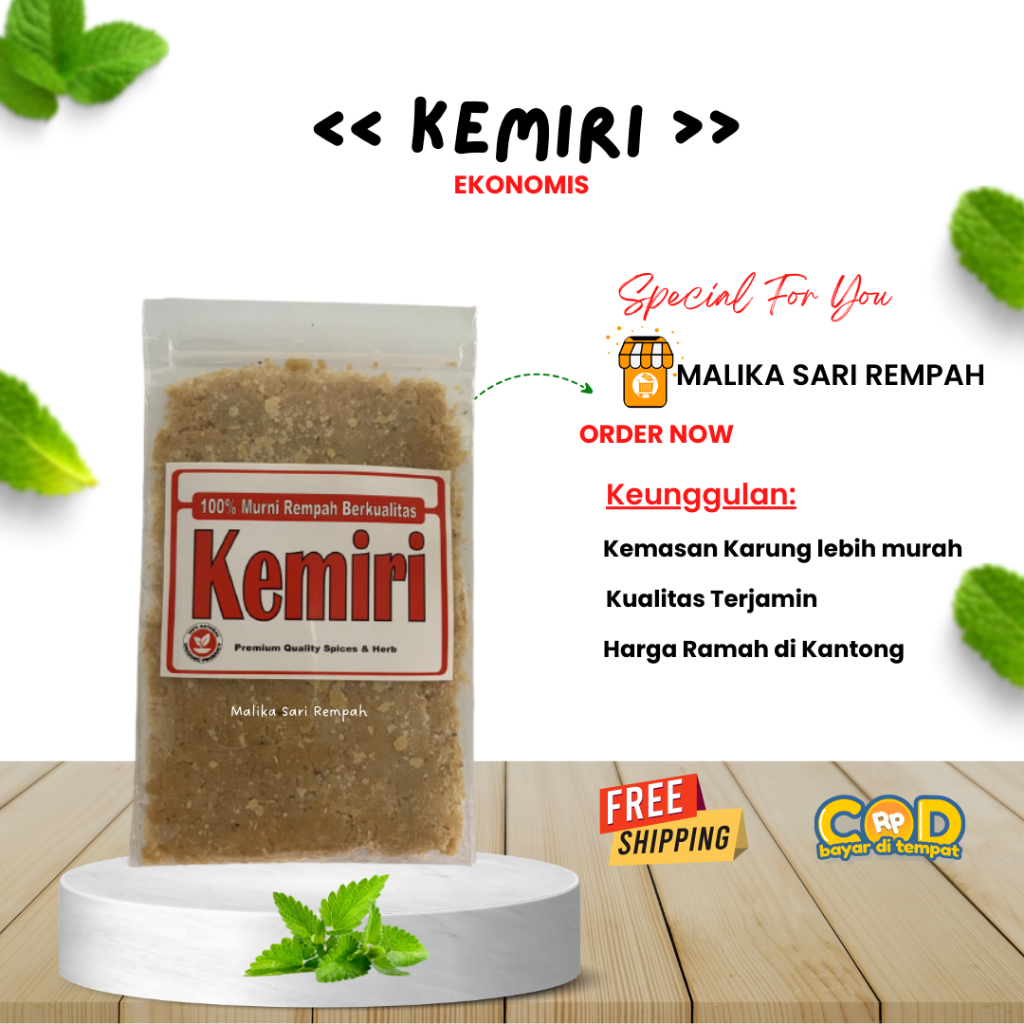 

Kemiri Bubuk Ekonomis [ 50 gr]-MSR