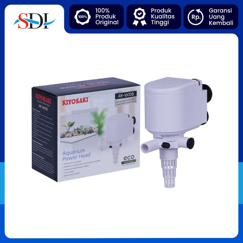 POMPA CELUP AQUARIUM KIYOSAKI AR 1600B 1.5M 1600L/H