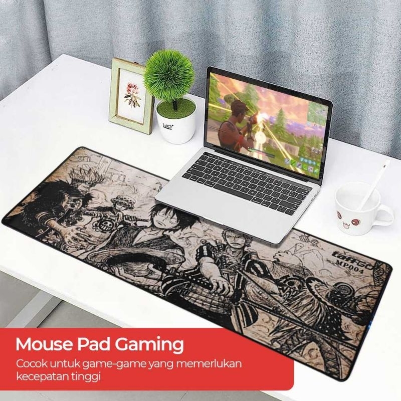 Gaming Mouse Pad alas matras XL Desk Mat motif one piece 79x30x0.2 cm taffgo - MP004