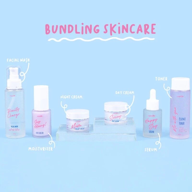 [READY] SKINCARE PAKET BUNDLING CAMILLE BEAUTY NEW PACKAGING ORIGINAL BY NADSHVV BPOM
