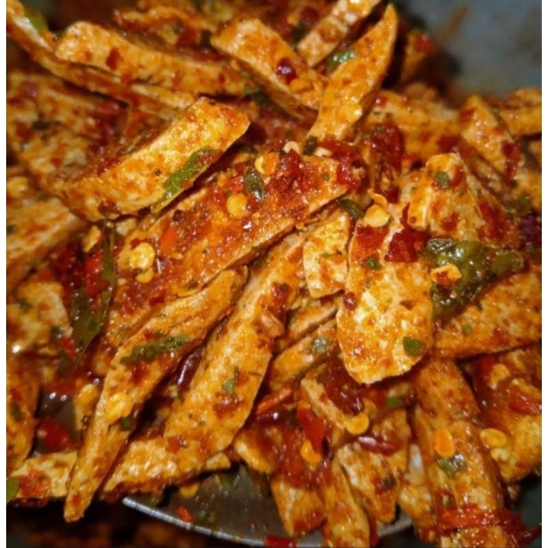 

Basreng pedas daun jeruk