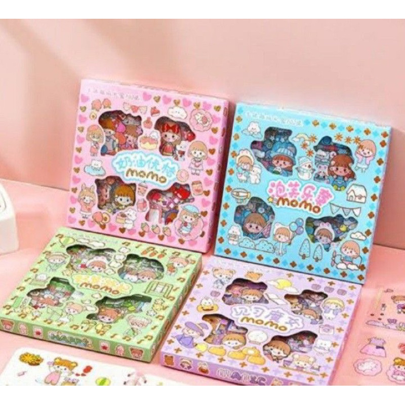 

stiker MOMO 100 pcs