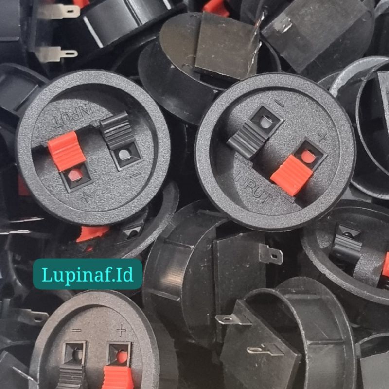TERMINAL BOX SPEAKER 2 PIN BULAT KECIL 2P