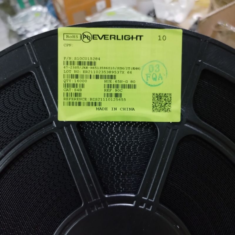 Ciasaatcisarua Led 9V&6V 1W 2835 (1000 Biji) Everlight Original 2835 6500K Warna Putih