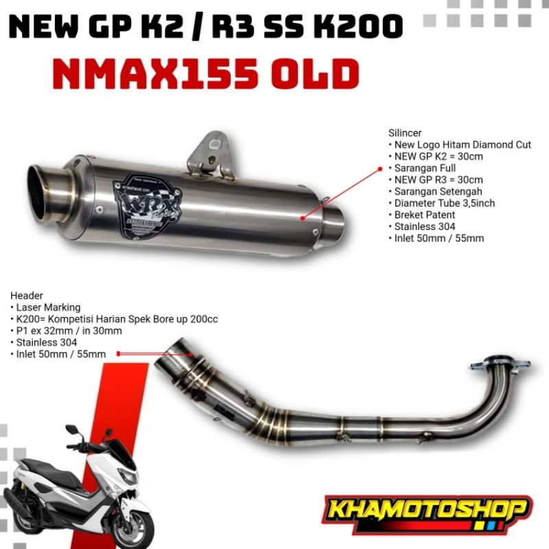 WRX NEW GP K2 / R3 SS K200 NMAX155 OLD