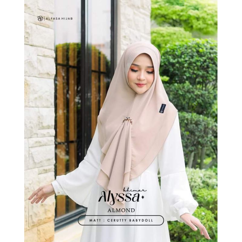 Alfasa Hijab Khimar Alyssa Ceruty Baby Doll