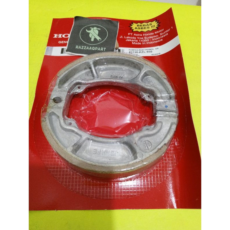 kampas rem belakang beat Vario Scoopy kampas rem belakang beat fi Scoopy fi spacy fi kampas rem