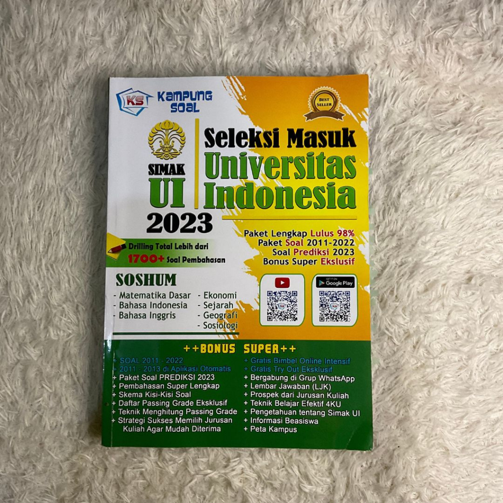 [PRELOVED] kampung soal simak ui soshum ips 2023 soal dan pembahasan