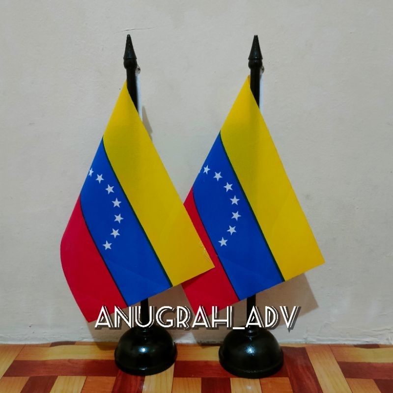 

tiang kayu bendera meja VENEZUELA