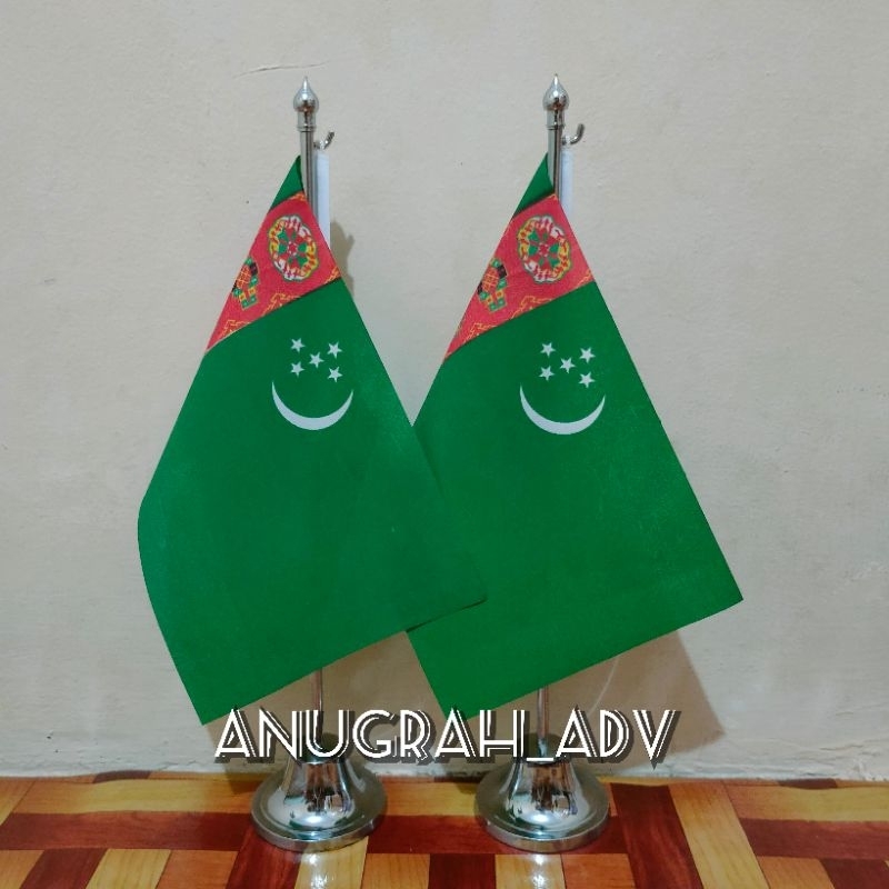 

tiang stainless bendera meja TURKMENISTAN