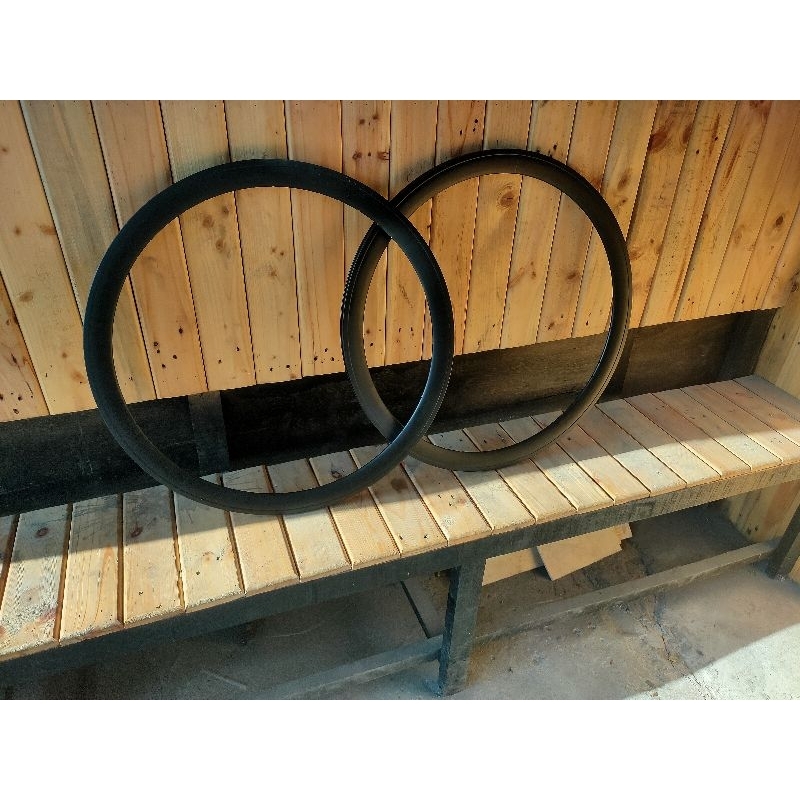 RIMS 700c fixie roadbike 32 hole hitam jump hole 4 cm