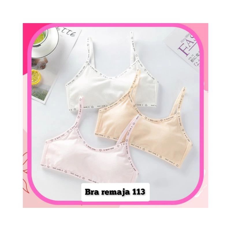miniset bra busa tali kecil bahan adem
