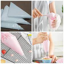 PIPING BAG JUMBO/PLASTIK SEGITIGA JUMBO 30*50/ SEDANG/ PIPING BAG KECIL 24*18