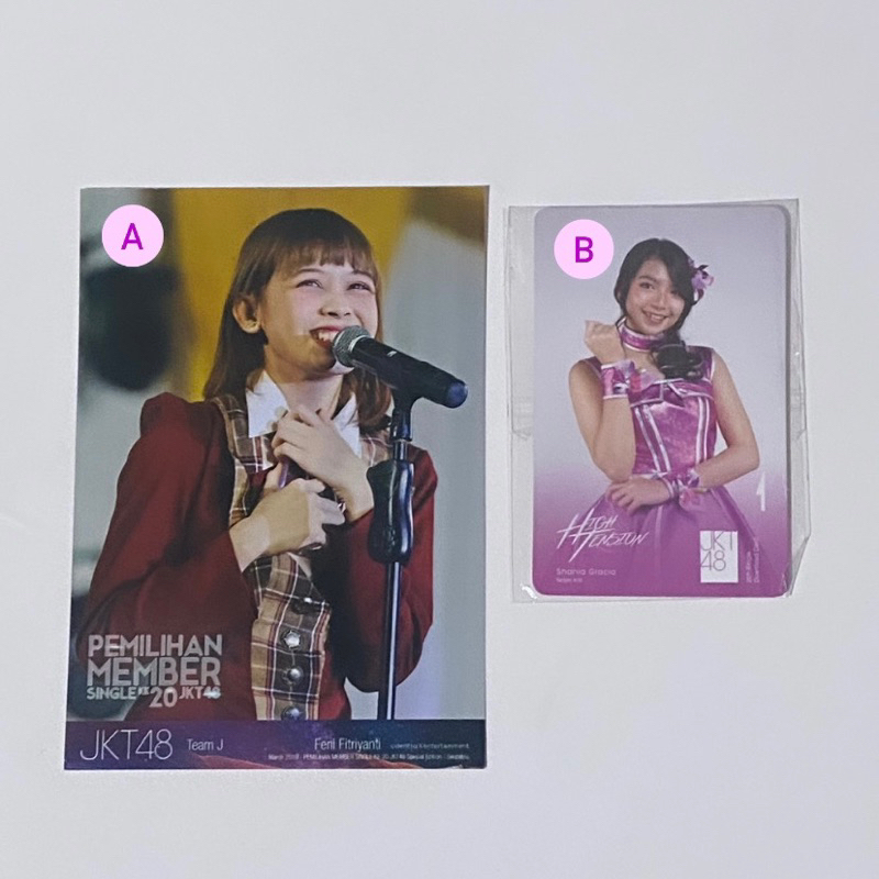 photopack photocard PP PC shania gracia feni JKT48