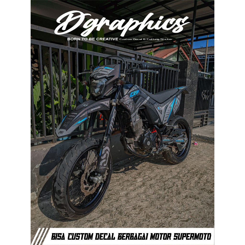 Decal Stiker Trail / Supermoto Motor Honda CRF 150 L CRF 69