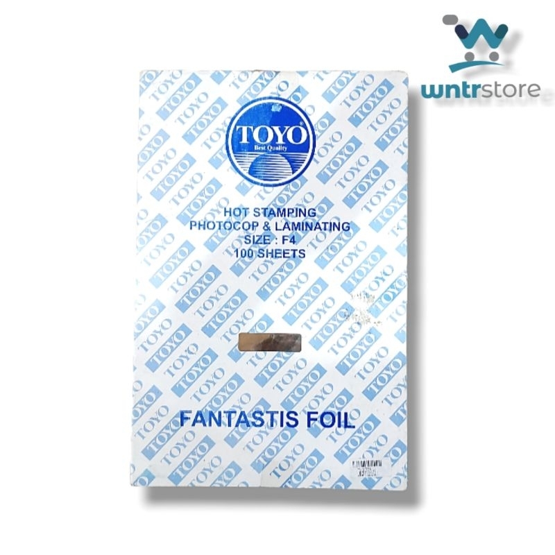 

LAMINATING HOT STAMPING FOLIO 100 SHEETS GOLD AO500