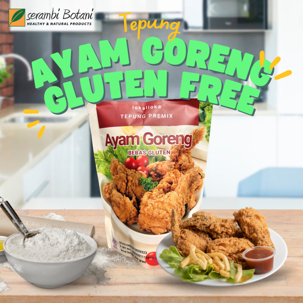 

Tepung Ayam Goreng Gluten Free Krispi Premix Instan Lokalloka