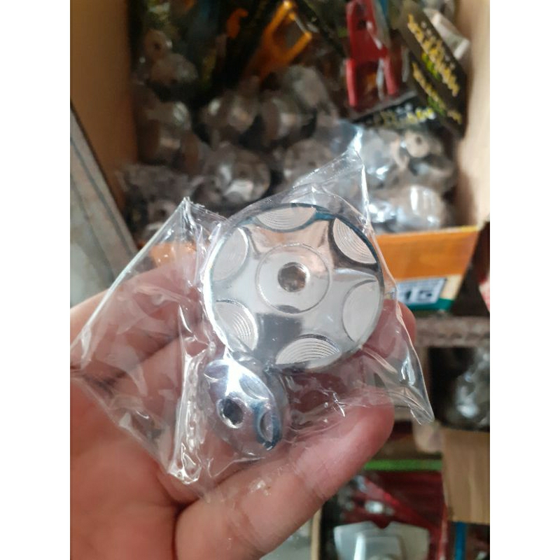 koin magnet tutup magnet kalter kiri model probolt full besi chrome poles pnp honda cb gl mp tiger k