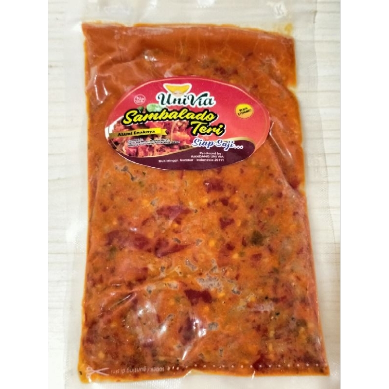 

Sambalado Teri Uni Via (150gr), dikirim 2 pcs