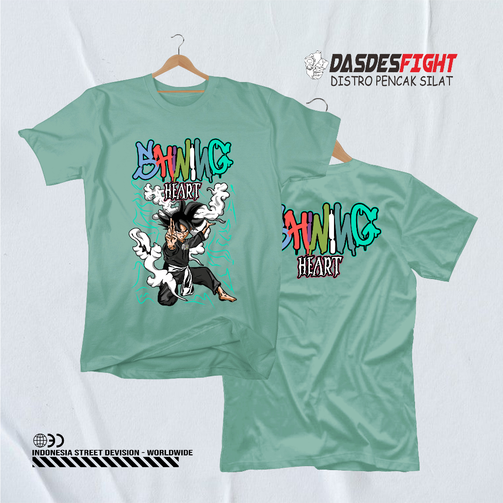 KAOS PSHT GOKU-DESIGN LUCU-KAOS PSHT KARAKTER ANIME