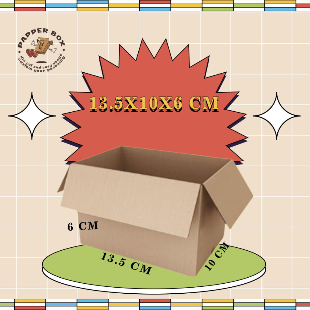 

KARDUS/DUS PACKING BOX HAMPERS UK 13.5X10X6 KARDUS MURAH