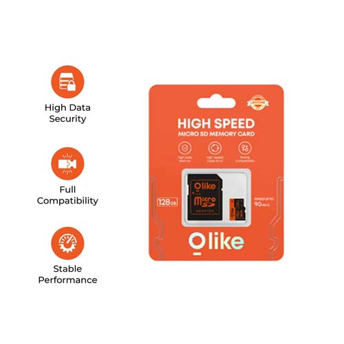 MEMORY CARD OLIKE 128GB HIGH SPEED MICRO SD TF128G