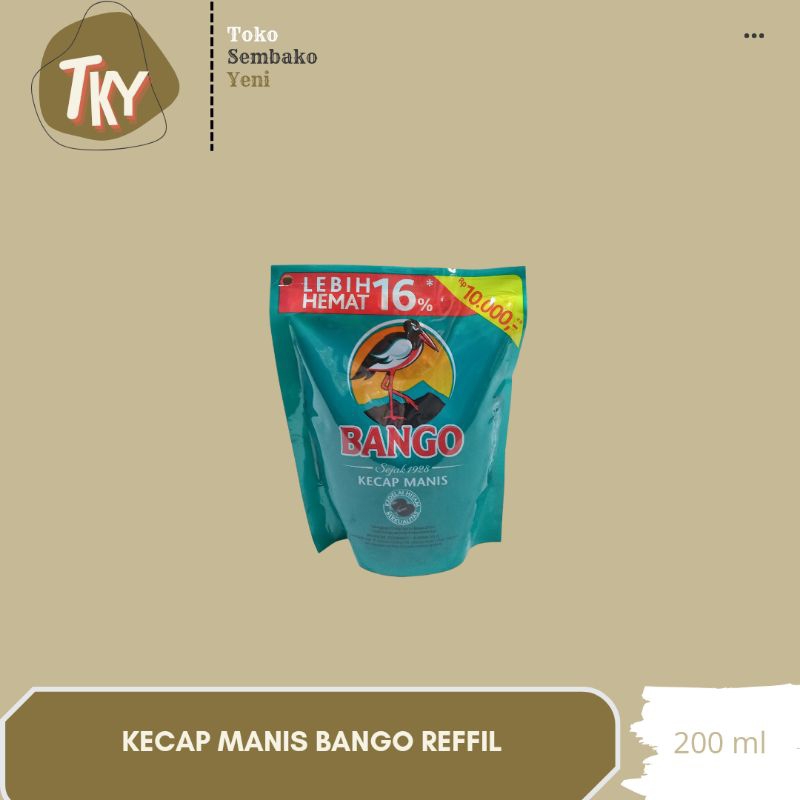 

Kecap Manis Bango 200 ml