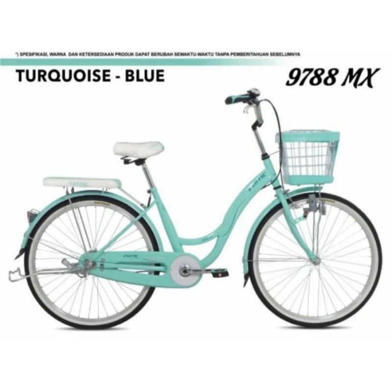 Sepeda Mini Keranjang Perempuan EXOTIC ET 9788 MX - 24 inch