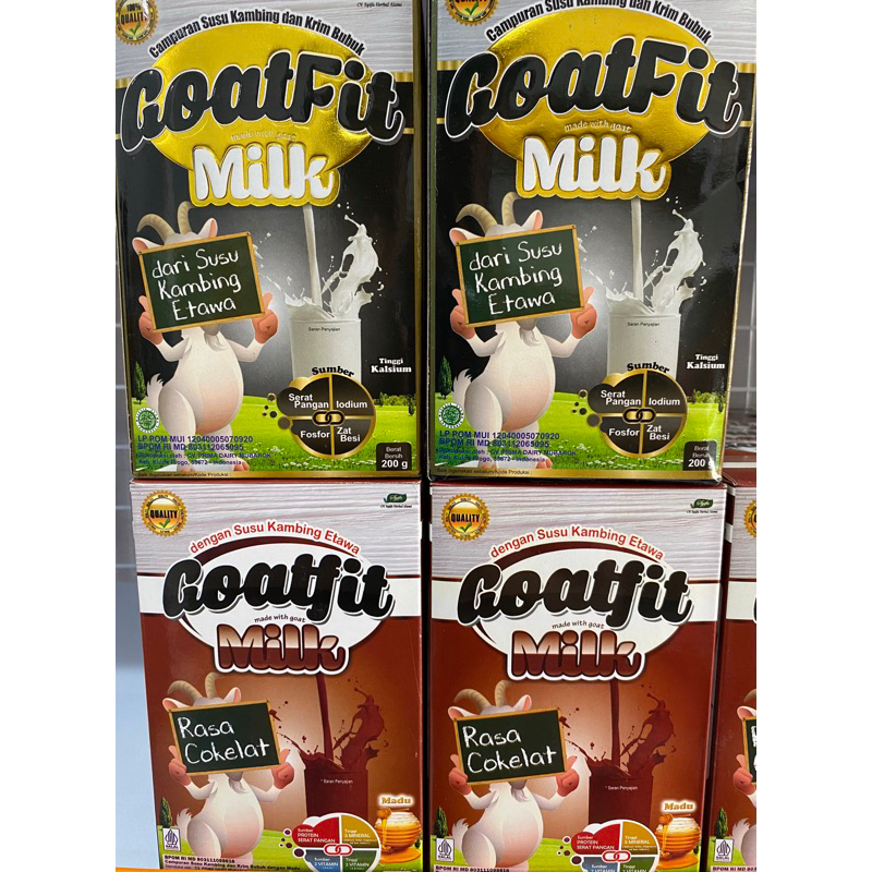 

Susu Kambing Etawa Goatfit Milk Bubuk 200g Tinggi Kalsium
