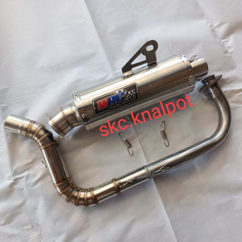 kenalpot racing WRC inlet 38 samlong kobra all matic beat Mio Scoopy Genio Vario