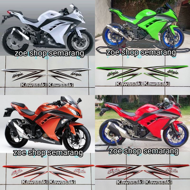 striping ninja 250 fi 2016 standar