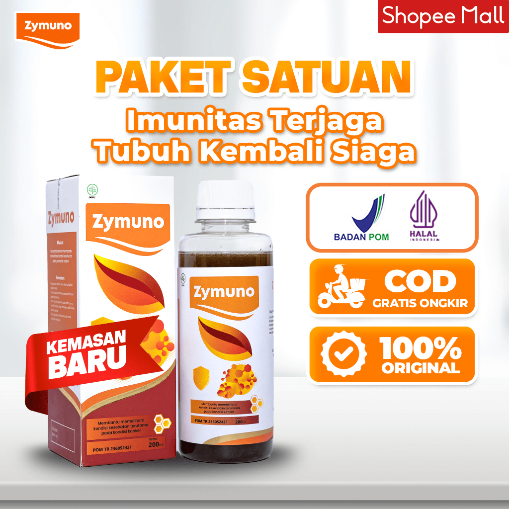

[Best Seller] Zymuno - Vitamin Herbal Alami Terbukti Berkhasiat 100% Ori