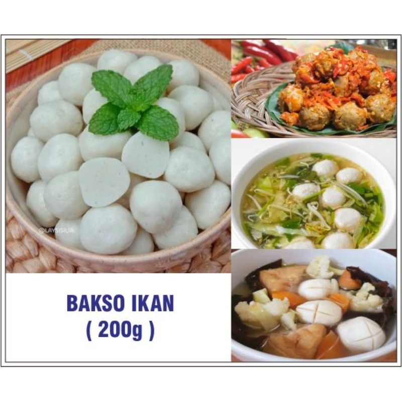 

Frozen Olahan Bakso IKAN ±200gr MURAH