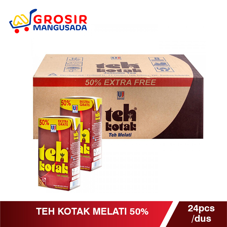 

Teh Kotak Melati 325ml Ekstra 50% - Grosir Harga Spesial 6pcs