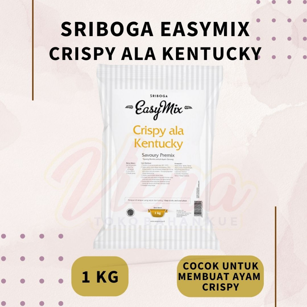 

Sriboga Easy Mix Crispy Kentucky 1kg