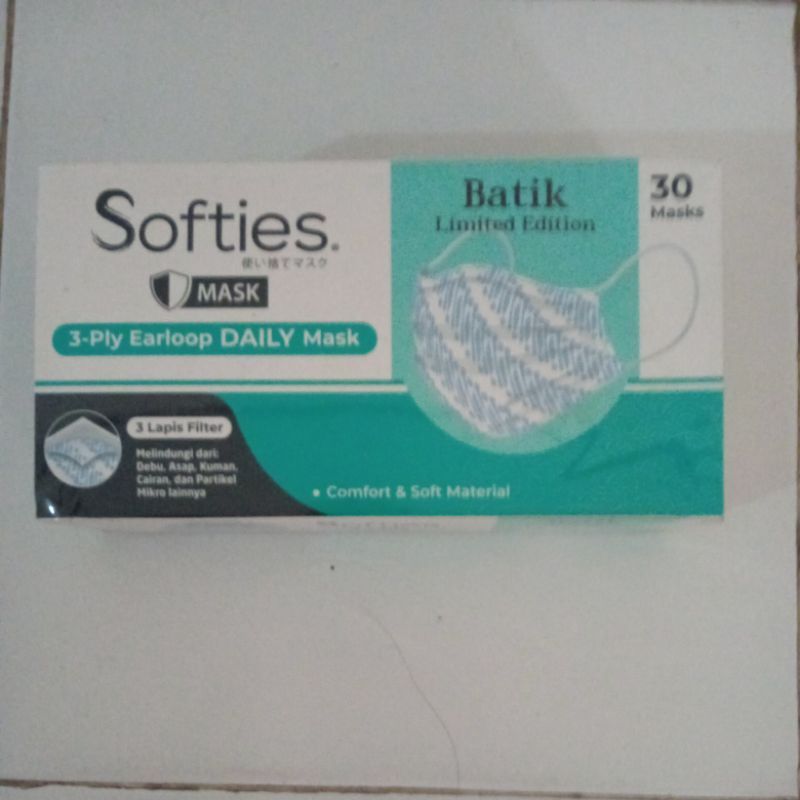 masker softies batik