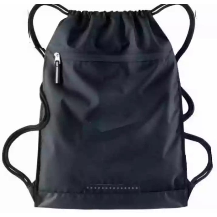 Tas Serut Ransel Polos Besar - String Bag Pria Wanita / Drawstring Bag