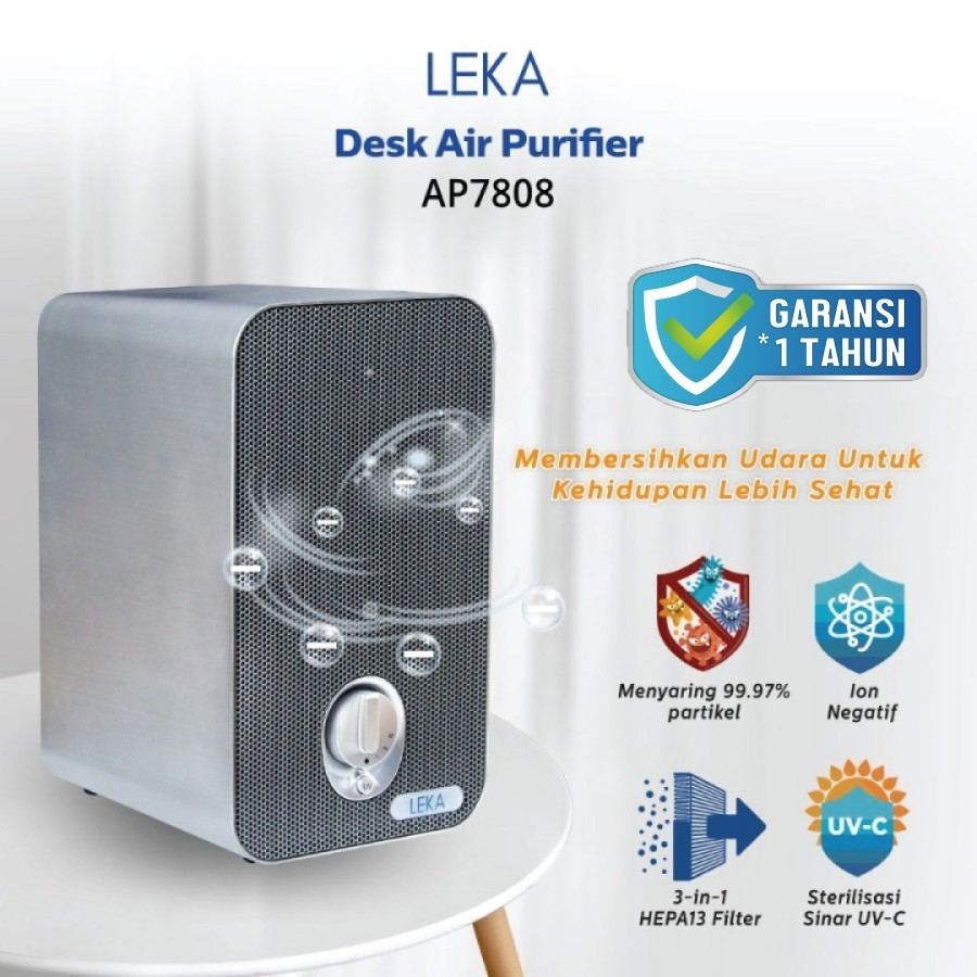 LEKA Air Purifier Portable Mini LEKA Air Purifier Portable Mini AP7808 HEPA FilterHEPA Filter