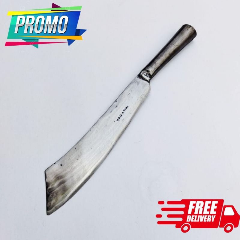 Pisau Daging Baja Asli/Pisau dapur panjang/Pisau Serbaguna/pisau Cacah Tulang