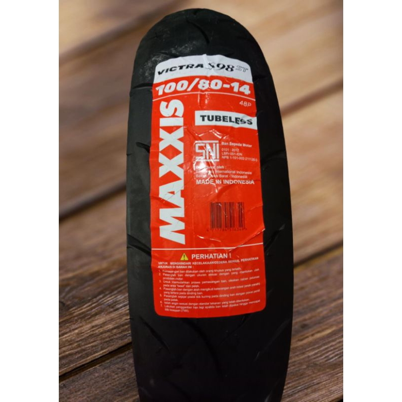 BAN LUAR MAXXIS 110/80-14 / 100/80-14 VICTRA TUBBLESS