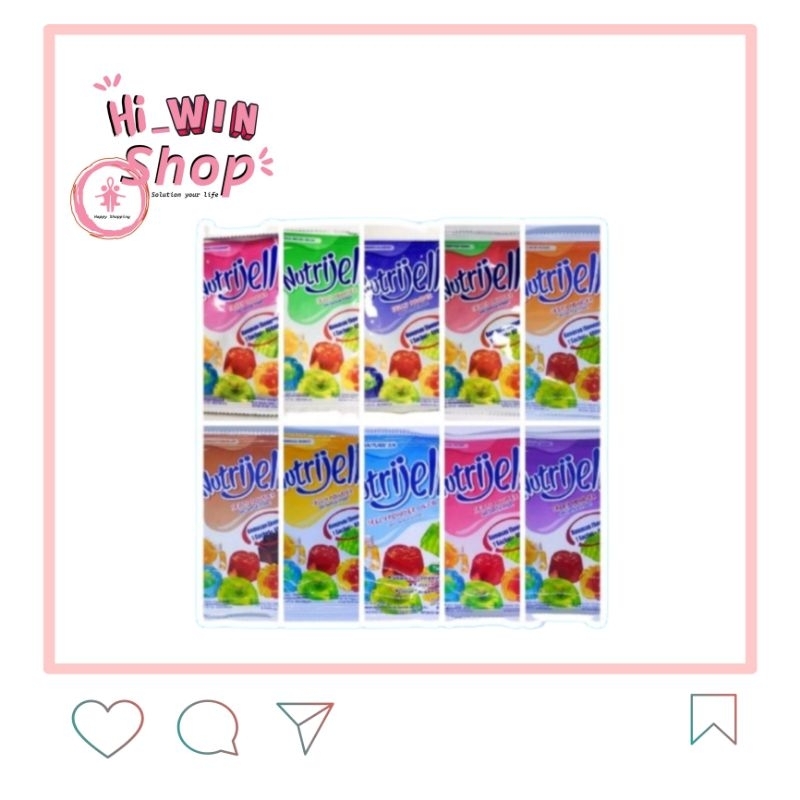 

Nutrijell Jelly Powder Aneka Varian Rasa Sachet