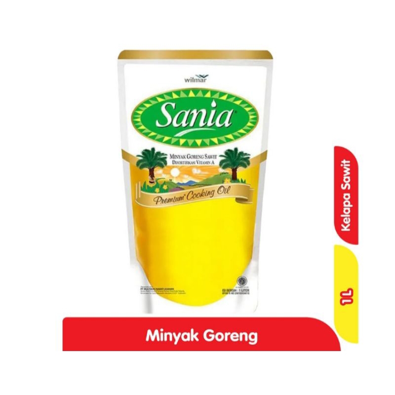 

Sania minyak goreng Pouch 1L