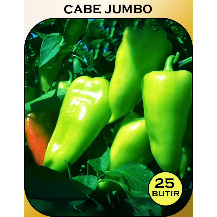 Benih Cabe Jumbo - cabai besar repack isi 25 butir